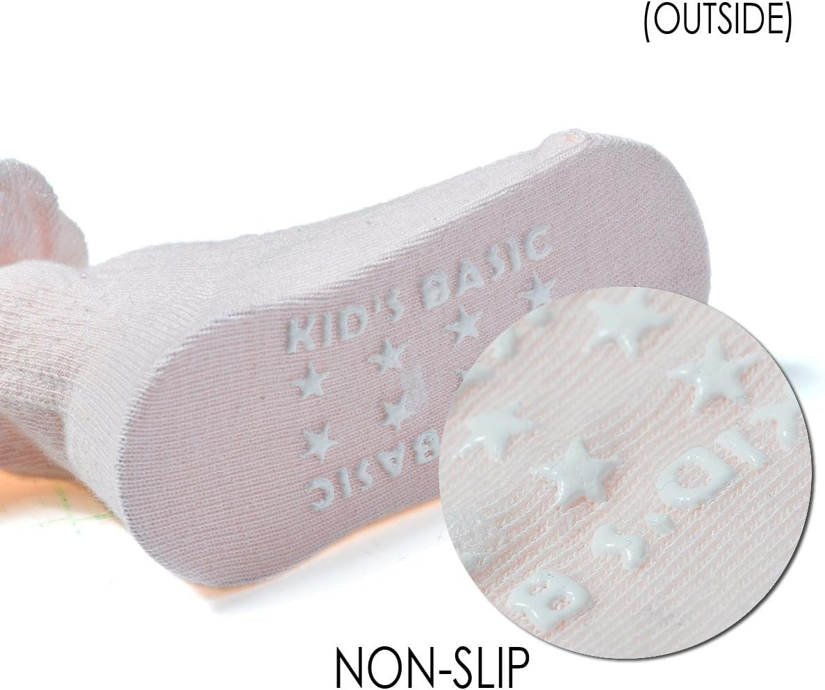 Baby-Girls Non Slip Ruffle Frilly Ankle Socks Pointelle (Pack of 3/6)